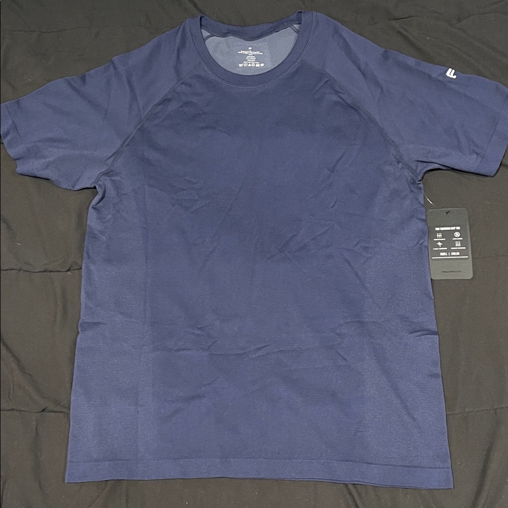 Fabletics Men's Navy Short Sleeve Tee